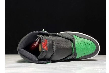 1 JORDAN PINE BLACK - RETRO HIGH GREEN 1122